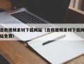 招远自救视频素材下载网站（自救视频素材下载网站免费）